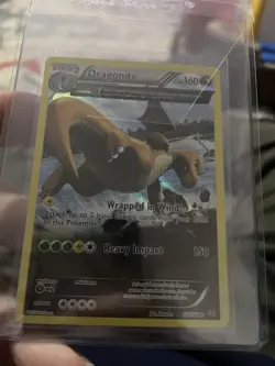 Pokemon TCG Roaring Skies Dragonite Full Art Holo Rare Card 52/108 NM Condition - Image 1