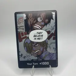 One Piece CG 10 They Believe in Me!! DON A Fist of Divine Speed Alt Art DON Card - Image 1