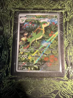 Pokemon TCG Servine SV10.5 Black Bolt Illustration Rare Mint Card 088/086 - Image 1