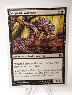 MTG - 9th Edition - Serpent Warrior - #162 - Near Mint - Image 1