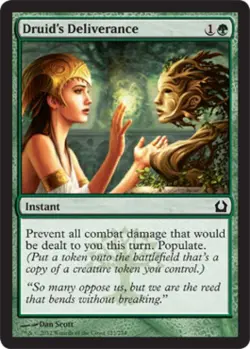 Druid's Deliverance -Foil Light Play MTG Return to Ravnica - Image 1