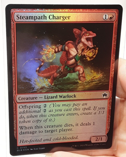 MTG - Bloomburrow - Steampath Charger - Foil - #0153 - Near Mint - Image 1