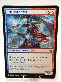 MTG - Bloomburrow - Tempest Angler - #0235 - Playset x4 - Near Mint - Image 1