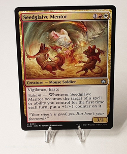 MTG - Bloomburrow - Seedglaive Mentor - #0231 - Playset x4 - Near Mint - Image 1