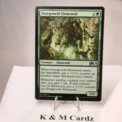 MTG - M20 - Overgrowth Elemental - #187 - Image 1