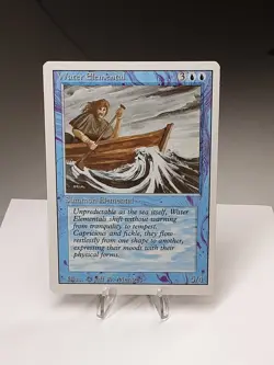 MTG - 3rd Edition - Revised - Water Elemental - Uncommon - MP/LP - Image 1