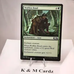 MTG - M20 - Wolfkin Bond - #203 - Image 1