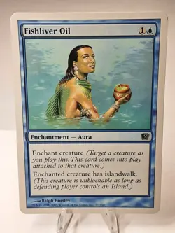 MTG - 9th Edition - Fishliver Oil - #77 - Lightly Played - Image 1