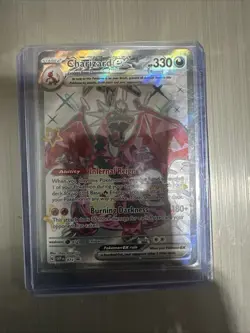 Pokemon Charizard ex 074 SVP Promo Holo Double Rare Shiny (1) - Image 1
