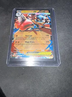 Mega Lucario ex 077/132 Double Rare - Pokemon TCG Mega Evolution - Image 1