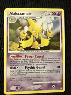 Alakazam Mysterious Treasures Holo Rare Pokemon Card 2/123 - Image 1