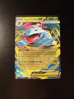 FREE SHIPPING Mega Venusaur ex 003/132 Double Rare Mega Evolution Pokemon TCG - Image 1