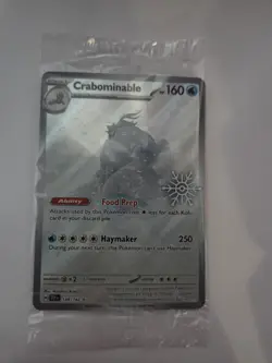 Crabominable 149/142 SEALED Snowflake Stamped Promo Pokemon Holiday Calendar NM - Image 1