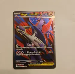 Mega Latias EX Full Art Pokemon TCG Mega Evolution Ultra Rare 163/132 - Image 1