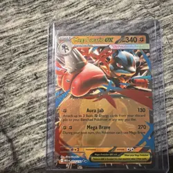 Pokemon TCG Mega Evolution - Mega Lucario ex 077/132 - English - Image 1