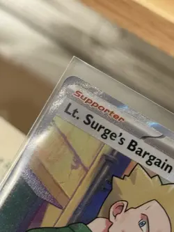 Lt. Surge's Bargain 170/132 Ultra Rare Full Art Pokemon Mega Evolution MINT - Image 2