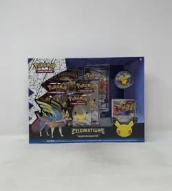 Pokemon TCG Celebrations 25th Anniversary Zacian Deluxe Pin Collection Box - Image 1