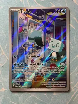 TCG Pokemon English IR Eiscue 205/193 Sv02: Paldea Evolved Holo - Image 1