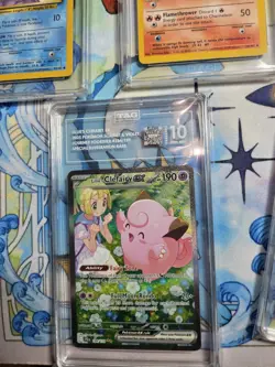 2025 POKEMON JTG EN-JOURNEY TOGETHER #184 LILLIE'S CLEFAIRY EX TAG 10 - Image 1
