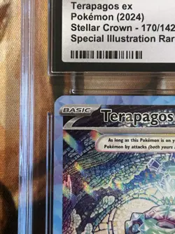 Terapagos ex 170/142 SIR Pokemon Stellar Crown English - CGC 10 Gem Mint 🔥 - Image 3