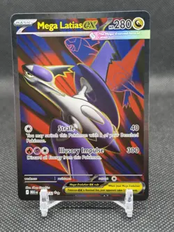 Mega Latias EX 163/132 Ultra Rare Full Art Pokemon TCG Mega Evolution - Image 1
