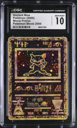 Ancient Mew Pokemon 2000 Movie Promo CGC 10 Gem Mint *Swirl* - Image 1