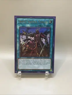 Yugioh Triple Tactics Thrust (UR) RA03-EN072 Quarter Century Bonanza 1st Edition - Image 2
