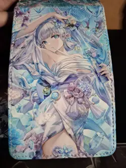 Sexy Ayaka Waifu Leather Deck Box | Yugioh, Pokemon, One Piece, MTG - Image 2