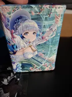 Sexy Ayaka Waifu Leather Deck Box | Yugioh, Pokemon, One Piece, MTG - Image 3