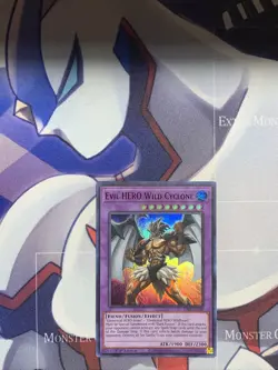 Yugioh! Evil HERO Wild Cyclone (Red) - LDS3-EN030 - Ultra Rare - 1st Edition Nea - Image 1