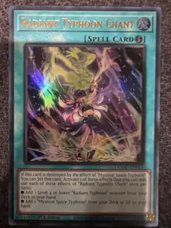 Yugioh Radiant Typhoon Chant DOOD-EN061 Ultra Rare 1st Edition NM - Image 1