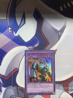 YuGiOh! - Evil HERO Lightning Golem LDS3-EN028 Ultra Rare (RED) 1st Edition NM - Image 1