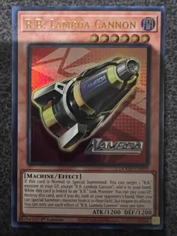 Yugioh R.B. Lambda Cannon DOOD-EN090 Ultra Rare 1st Edition NM - Image 1
