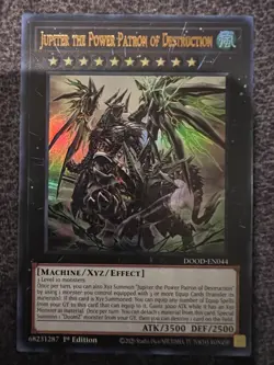 Yugioh Jupiter the Power Patron of Destruction DOOD-EN044 Ultra Rare 1st Ed NM - Image 1