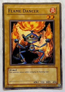 YUGIOH ~ FLAME DANCER ~ LON-058 ~ COMMON UNLIMITED - Image 1