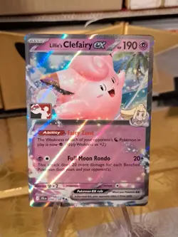 Lillie's Clefairy Ex Pokemon Prize Pack Series 7 Promo Pokemon Card NM/LP - Image 1