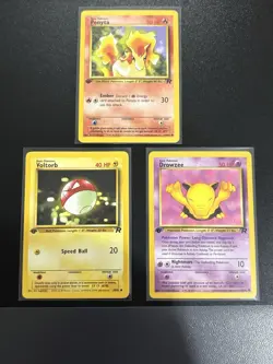 Pokemon 3 Card Vintage Team Rocket 1st Edition Lot Set Bundle WOTC Nm-Lp - Image 1