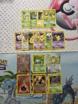 Vintage Pokemon Card Lot WOTC Holo Etc Fire Ancient Mew Shadowless Venusaur - Image 1