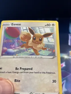 Eevee SWSH212 SWSH: Sword & Shield Promo Cards Holo SWIRL - Image 2