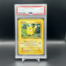 1999 Pokemon Jungle Pikachu PSA 9 Mint Card #60 - Image 1