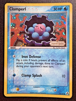Clamperl 51/92 EX Legend Maker Pokemon Card Reverse Holo Foil Rare HP - Image 1