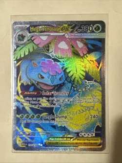 Pokemon TCG Mega Venusaur EX 155/132 Mega Evolution ENGLISH Pokemon Card NM - Image 1