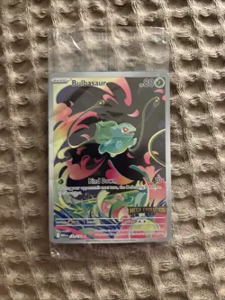 Pokemon Card Bulbasaur 133/132 - Mega Evolution Stamped Promo Sealed - Image 1