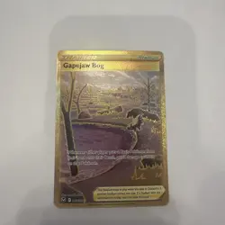 Gapejaw Bog 213/195SWSH12 Sword & Shield Silver Tempest Holo Secret Rare Card - Image 1