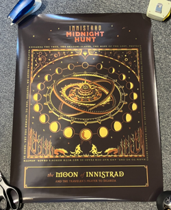 Magic the Gathering Innistrad Midnight Hunt Store PROMO Poster MTG Pristine WOTC - Image 1