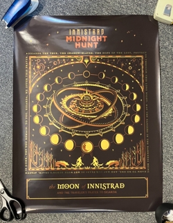 Magic the Gathering Innistrad Midnight Hunt Store PROMO Poster MTG Pristine WOTC - Image 2