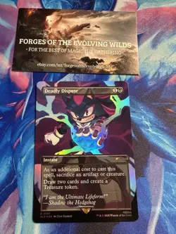 Deadly Dispute Foil Sonic The Hedgehog Secret Lair - Image 1