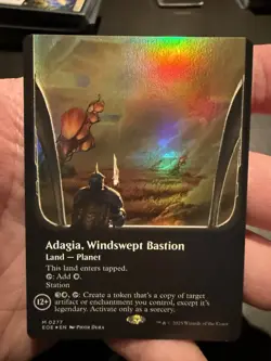 Adagia, Windswept Bastion (Borderless) Edge of Eternities Foil 277 NM - Image 1