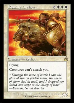 Blazing Archon - Retro Frame FOIL - Ravnica Remastered - RVR - NM - Image 1