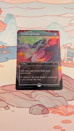 Crucible of Worlds - MTG Galaxy FOIL - Secret Lair Alien Auroras SLD - NM - Image 1